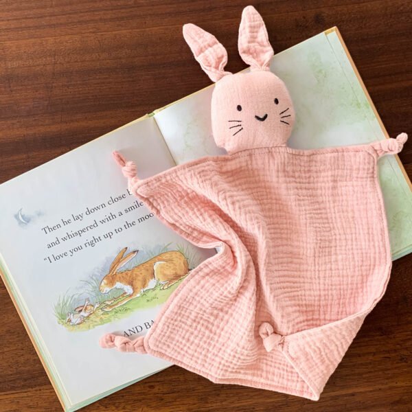 Personalised Organic Cotton Muslin Baby Comforter