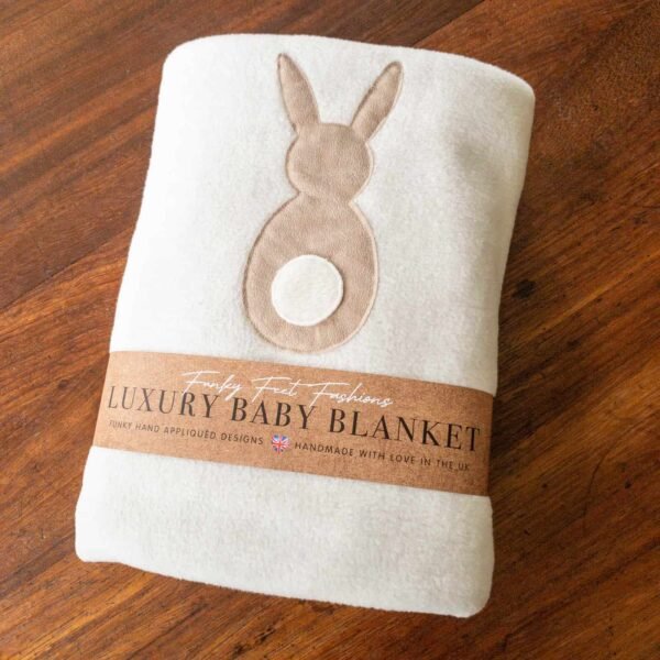 Personalised Bunny Baby Blanket